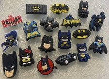 Croc Charms x18 Batman Inspired Multicoloured Jibbitz Bundle