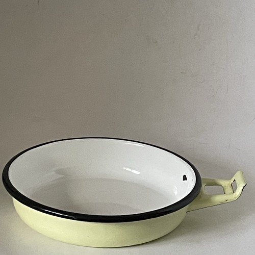 Shallow enamel cooking - cooking, vtg