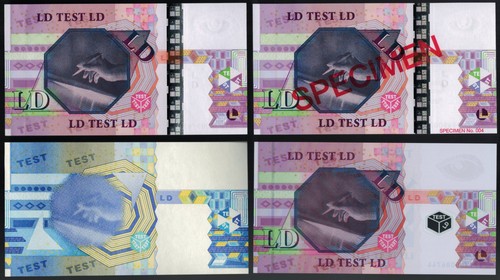 Set euro test notes ld - notes,