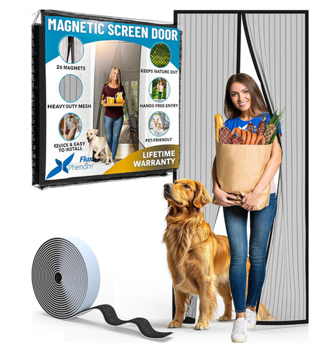 Flux magnetic screen door - magnetic,