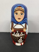 Large 10pc Hand Painted