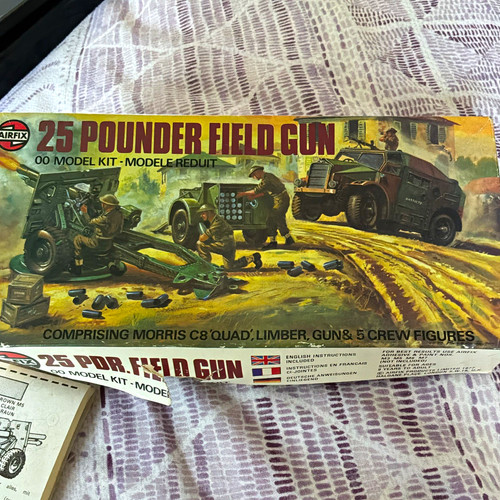 Airfix pounder field gun - airfix,