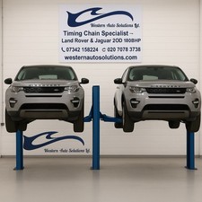 LAND ROVER JAGUAR 2.0D TIMING CHAIN KIT FITTING + MAJOR SERVICE + FREE TURBO