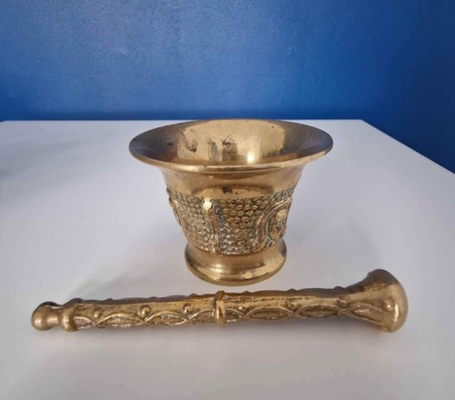 Vintage solid brass small - solid,