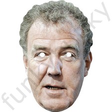 Jeremy Clarkson Celebrity Card Face Mask - Ready To Wear - Fancy Dress