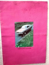Ford Capri 3000 GT Mk1 1969-70 Brochure.  (see Description).