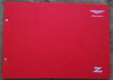 Aston Martin V12 Vantage Zagato Mega Brochure 2010