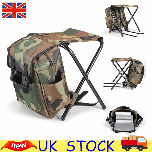 Folding fishing stool - 2-in-1,