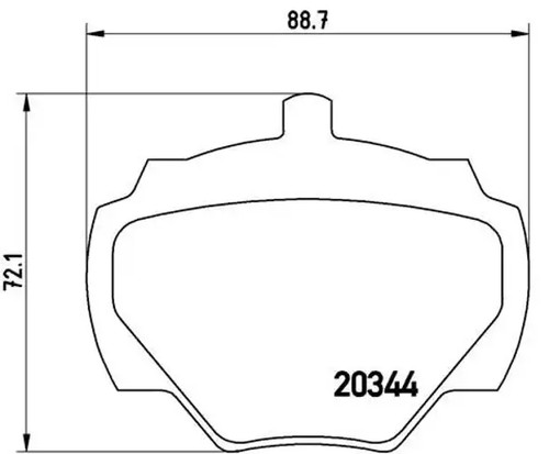 Brake pads 001 - pads, for