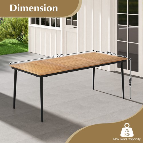 Rectangular outdoor dining - rectangular,