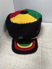 Rasta Rastafarian Rastacap Tam Adult Unisex Fancy Dress Hat