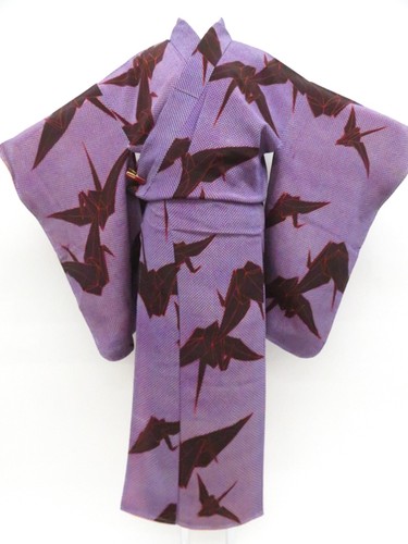 Japanese antique kimono komon - antique,