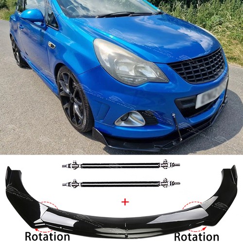 Gloss front bumper splitter - front, +