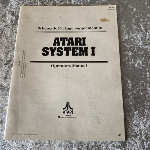 Atari system schematics - 1,