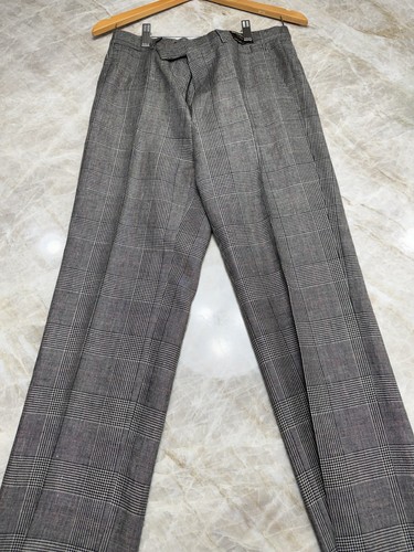 Gucci plaid wool gray pants - plaid,