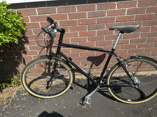700c hybrid bike flat bar - 700c, l