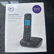 BT Digital Cordless Phone Essential Single With Call Blocker 
