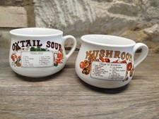 Set 2 x Vintage Recipe Soup