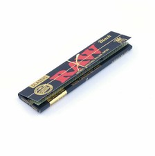RAW Black Classic King Size Slim Smoking Cigarette Rolling Papers