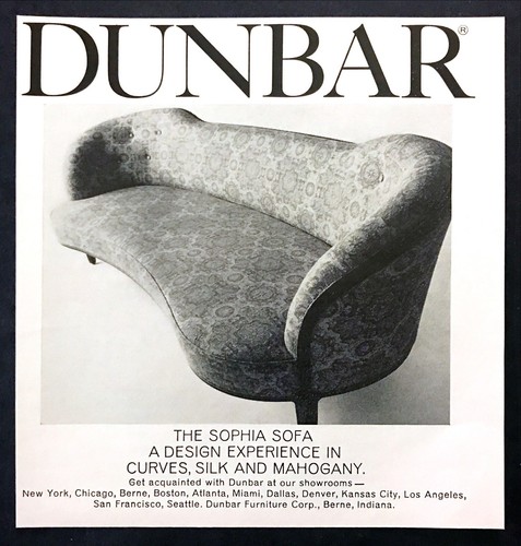 1967 dunbar sophia sofa - dunbar,