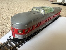 Triang R441 Observation Car In Red And Silver With Seats. Boxed
