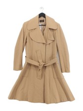 Reiss Women's Coat L Tan Wool