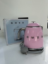 Smeg 0.8l Electric Cordless Kettle Pink Boxed VGC