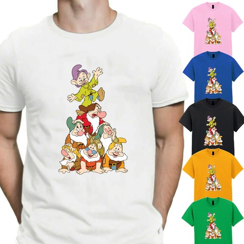 Seven dwarfs mens kids t - 7,