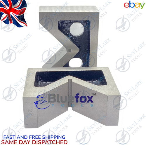 4inch cast iron block - v, 2pc