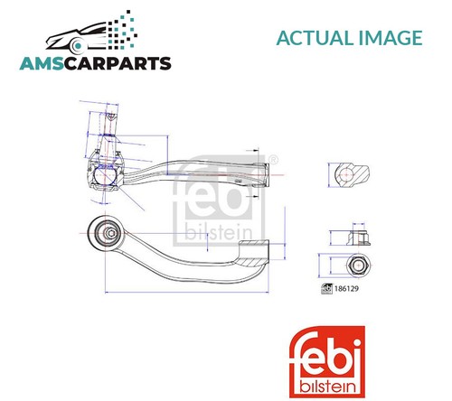 Track rod end - end, front