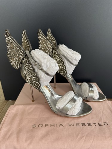 Sophie webster silver crystal - silver,