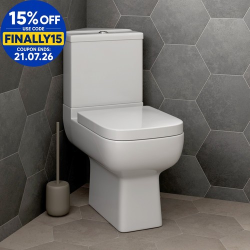 Close coupled corner - coupled, toilet