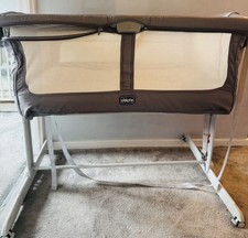 Unisex Chicco Next2me Crib Bedside Baby Cot In Grey