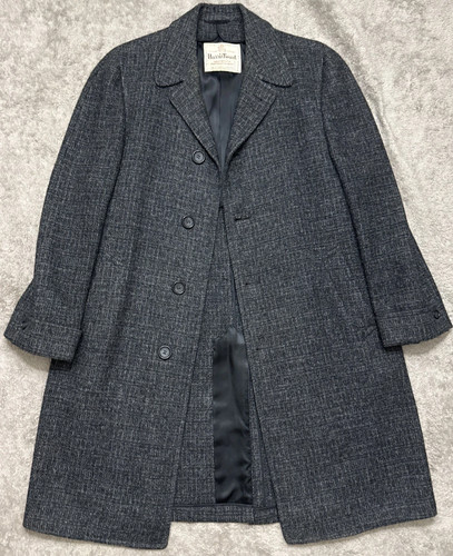 Harris tweed overcoat grey - harris,