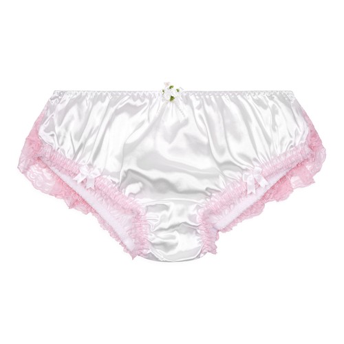 Satini frilly sissy soft - sissy, lace