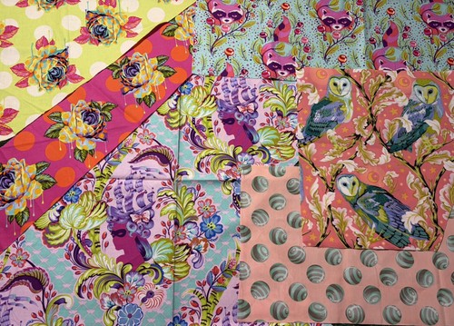 Tula pink fabric off - pink,
