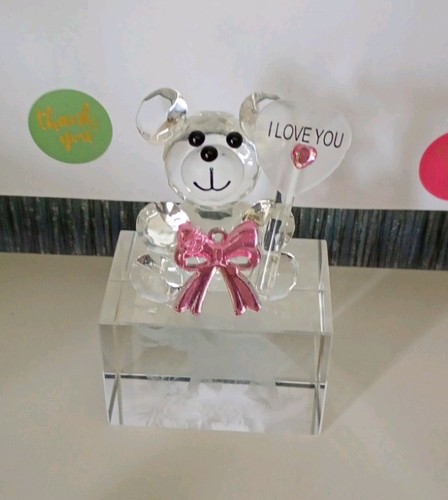 Lovely crystal glass love - lovely,