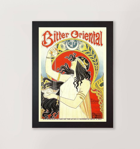 Framed bitter oriental art - bitter,