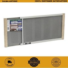 Adjustable Vented Metal Window