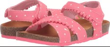 Joules girls pink ice spotty sandals Sizes 9/10/11/12/13 UK