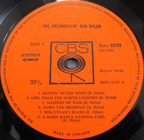 Bob dylan freewheelin - ~, ~