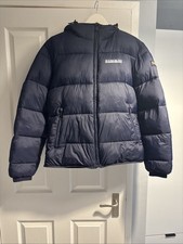 Napapijri Geographic Men's Hooded Coat Medium Navy Blue