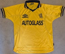 Original Vintage Chelsea Football Club 1998/2000 Third Shirt Top Jersey Umbro