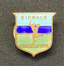 ROYAL CORPS SIGNALS ENAMEL