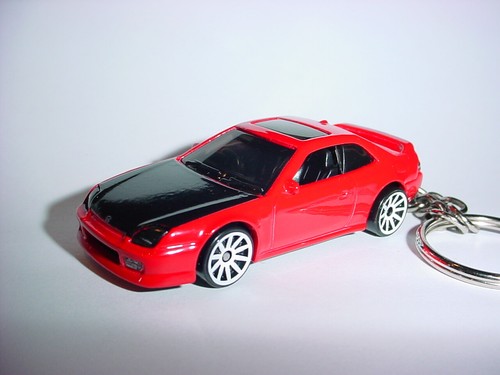 Hot red honda prelude - 3d,