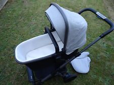 Silver Cross Wave Pram Incl Carrycot Infant Baby Platinum/Charcoal Lunar