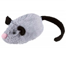 Trixie Active-Mouse Cat Toy 8cm Plush Kitten Play - Battery Operated Hunting Fun