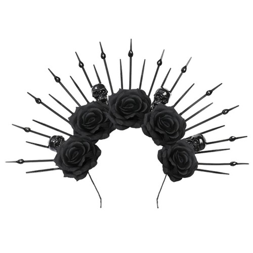 Rose floral crown hair - crown,