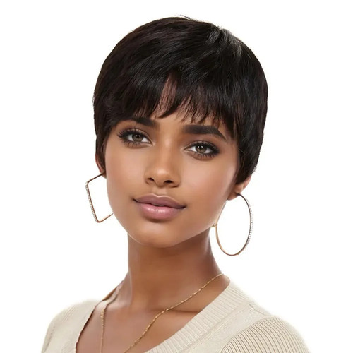 Pixie cut human hair wig - pixie,