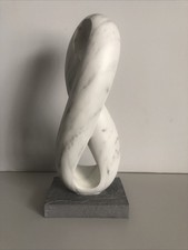 Next Grey and White Large Abstract Object/Ornanent - Immaculate